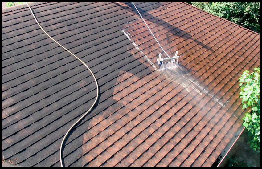 mycie dachu w domu